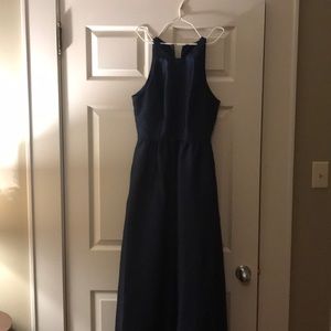 Alfred Sung Midnight High Neck Gown